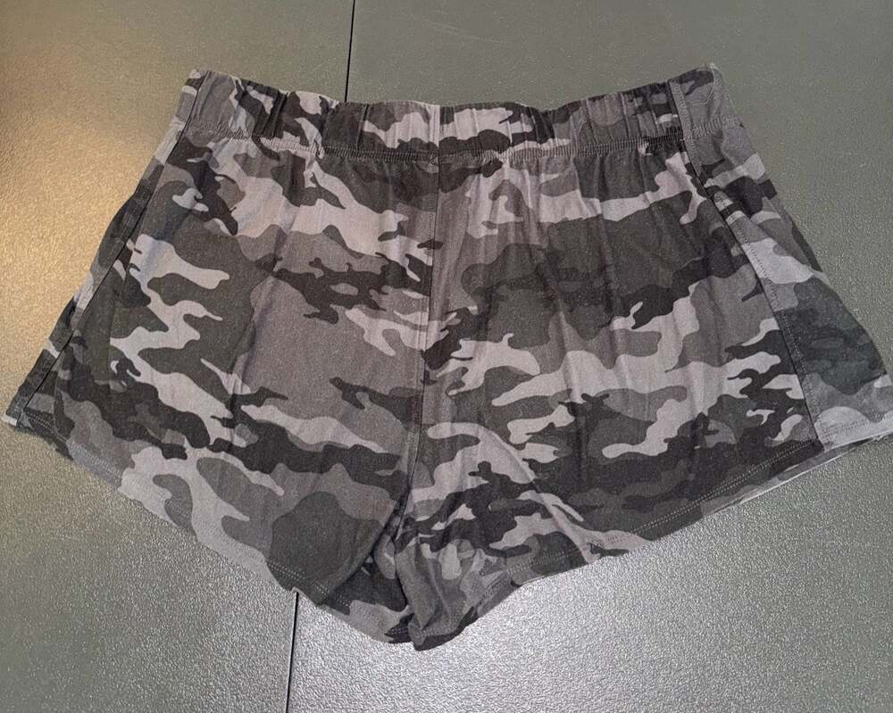 Athletic Works Gray Camouflage Active Drawstring Shorts XXL (20) - Picture 3 of 6